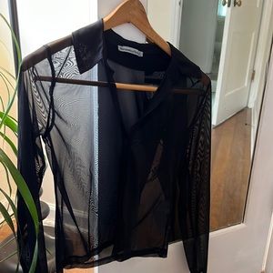 Abercrombie and Fitch Sheer button down